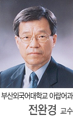 부산외국어대학교 전완경 교수